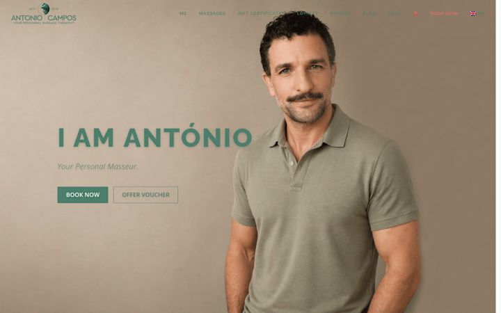 Screenshot van antoniocampos.com