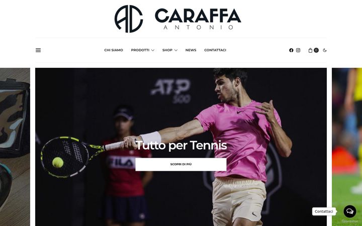 Screenshot van antoniocaraffa.com