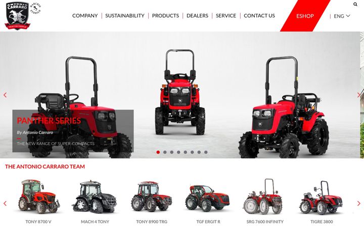 Screenshot of antoniocarraro.it