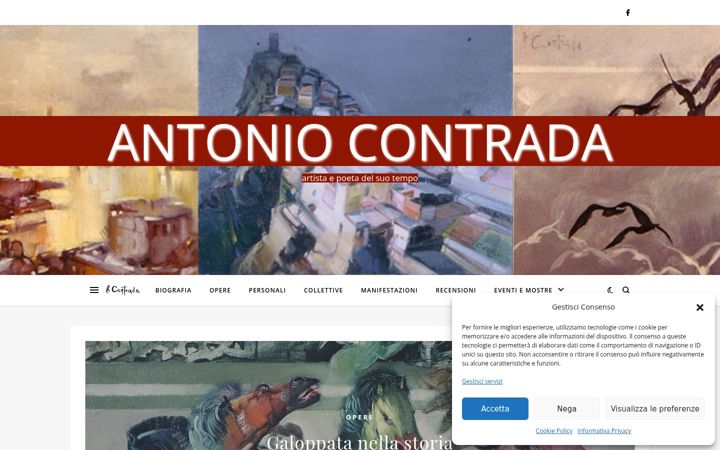Screenshot of antoniocontrada.it