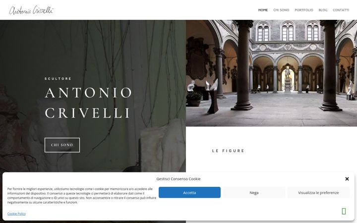Screenshot of antoniocrivelli.com