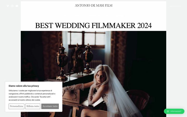Screenshot of antoniodemasifilm.com