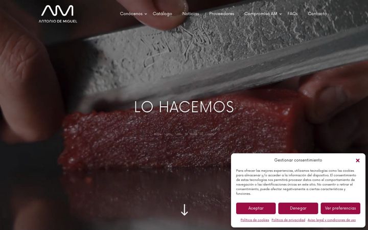 Screenshot of antoniodemiguel.es