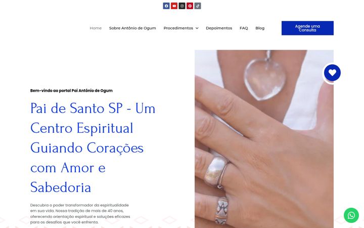 Screenshot di antoniodeogum.com.br