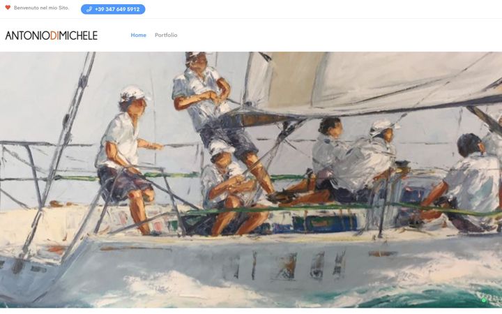 Screenshot of antoniodimichele.it