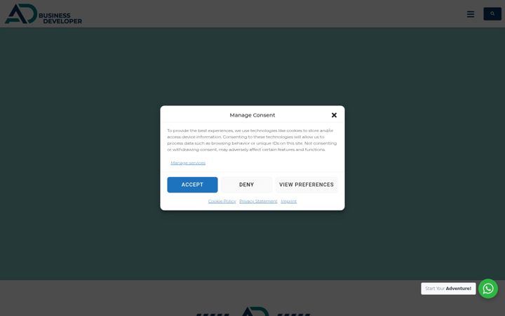 Screenshot of antoniodonofrio.com