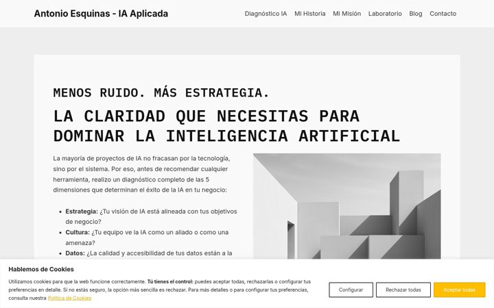 Screenshot of antonioesquinas.com