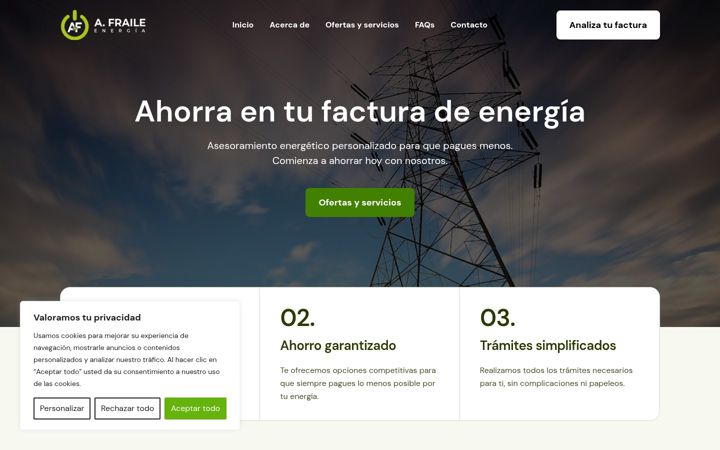 Screenshot of antoniofraile.com