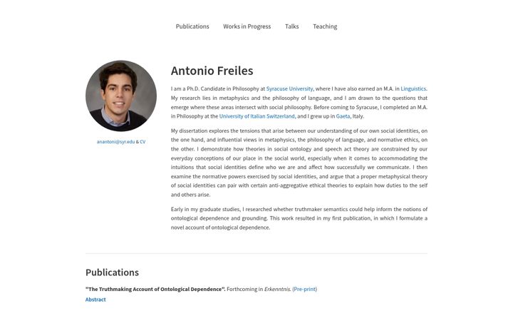 Screenshot of antoniofreiles.com
