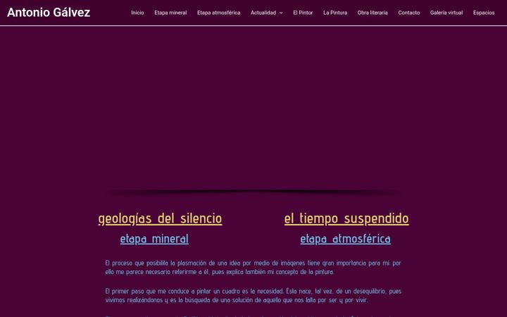 Screenshot di antoniogalvezsoler.es