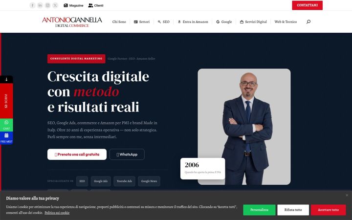 Screenshot of antoniogiannella.com