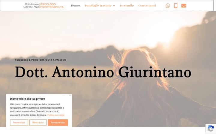 Screenshot di antoniogiurintano.it