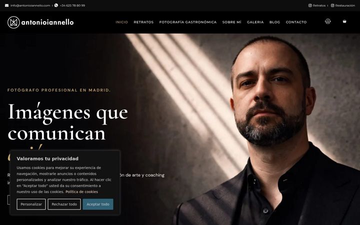 Screenshot of antonioiannello.com