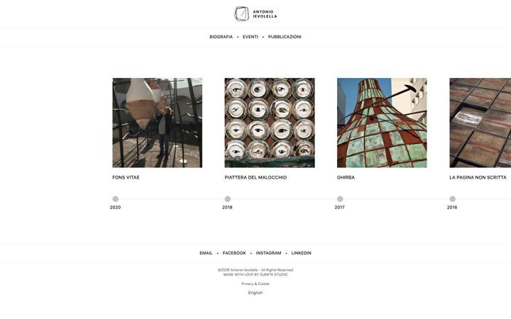 Screenshot of antonioievolella.com