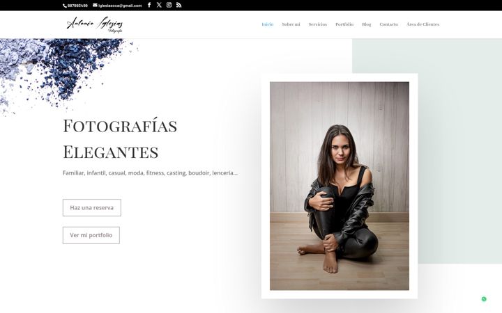 Screenshot of antonioiglesiasfotografia.es