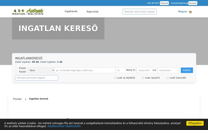 Screenshot of antonioingatlan.hu