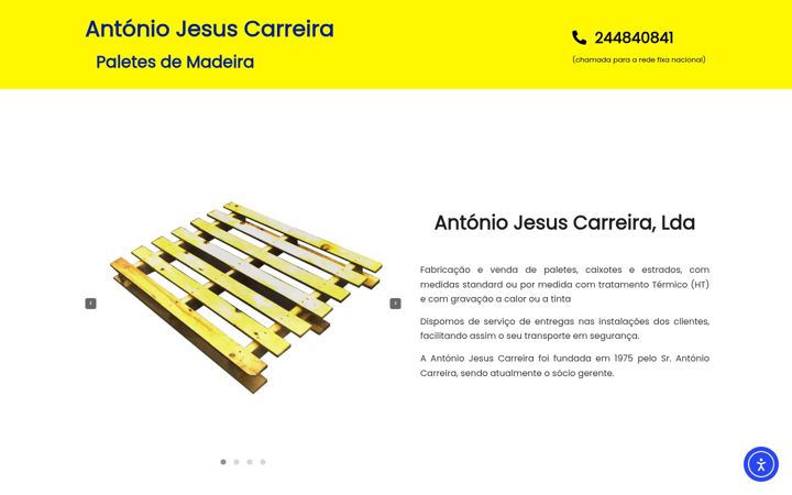 Screenshot of antoniojesuscarreira.com