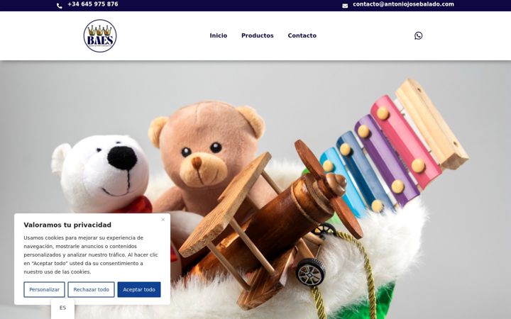 Screenshot of antoniojosebalado.com