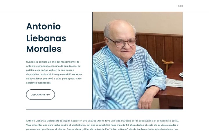 Screenshot of antonioliebanas.es