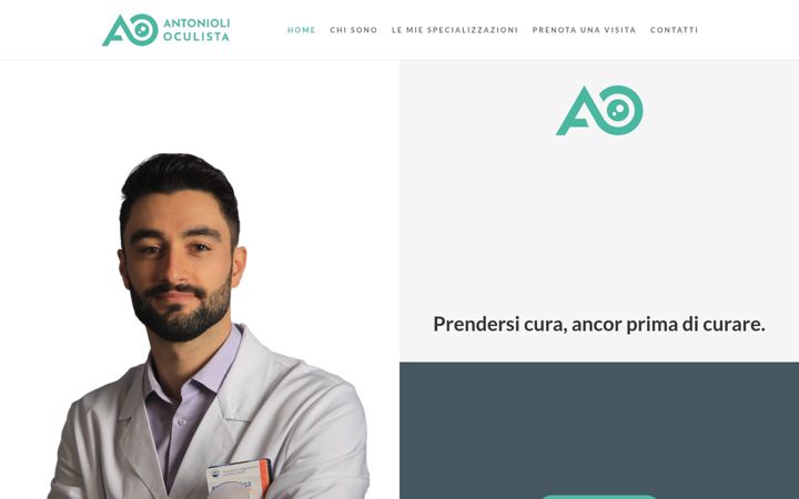 Screenshot van antoniolioculista.it