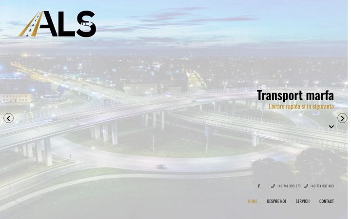 Screenshot of antoniologistikspedition.ro