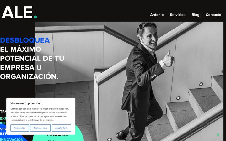 Screenshot of antoniolopezesparza.com