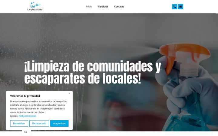 Screenshot of antoniolorricolujan.com