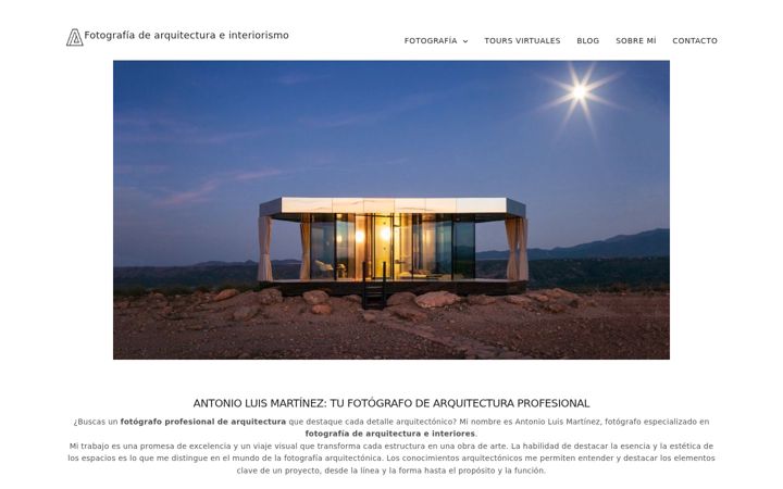 Screenshot of antonioluismartinez.com