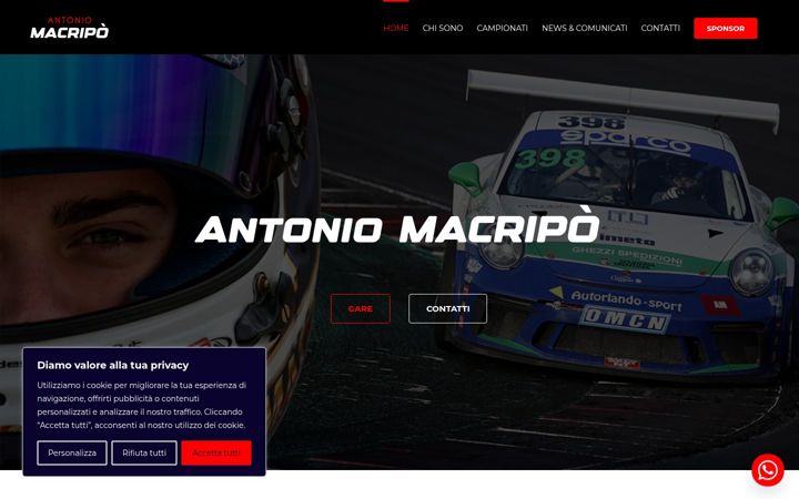 Screenshot di antoniomacripo.it