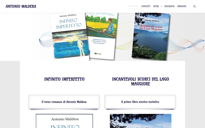 Screenshot di antoniomaldera.it
