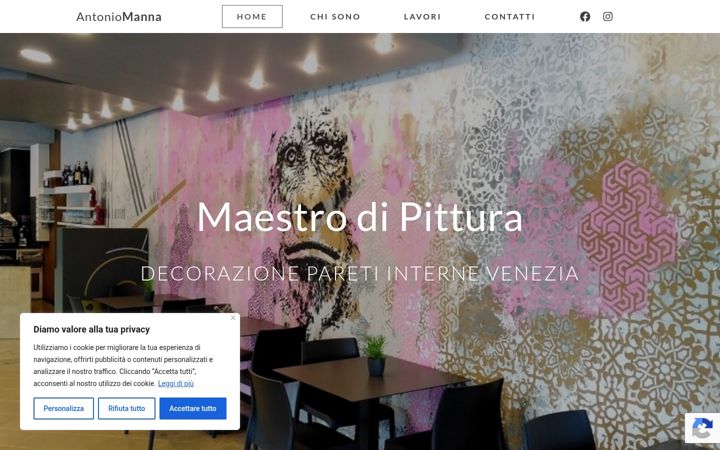 Screenshot di antoniomannaparetidecorate.it