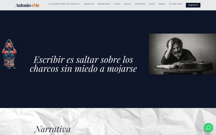 Screenshot of antoniomanuelmoreno.com