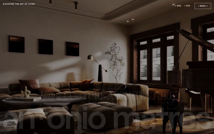 Screenshot of antoniomatres.com