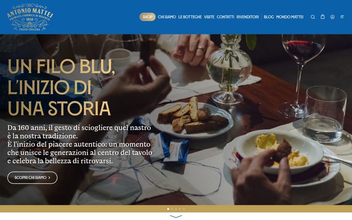 Ekrano kopija antoniomattei.it