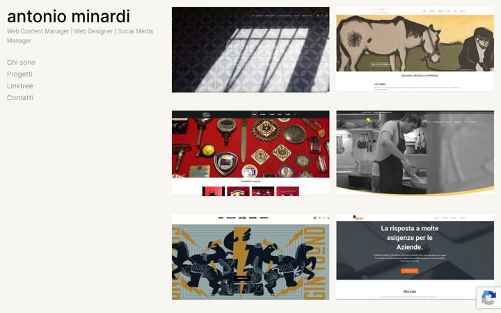 Screenshot of antoniominardi.it