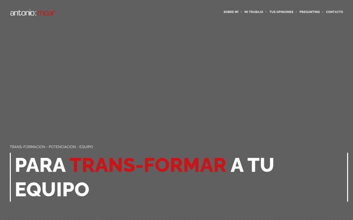 Screenshot of antoniomoar.com