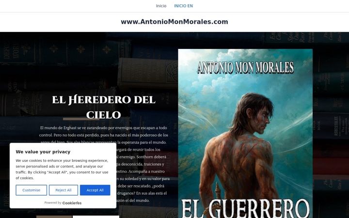 Screenshot of antoniomonmorales.com