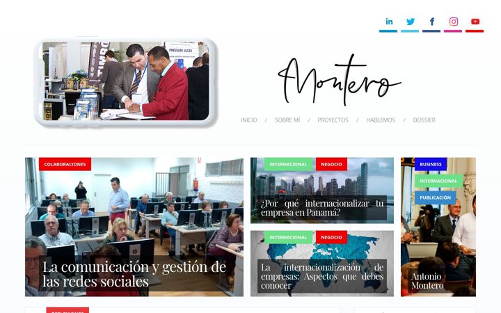 Screenshot of antoniomonteroj.com