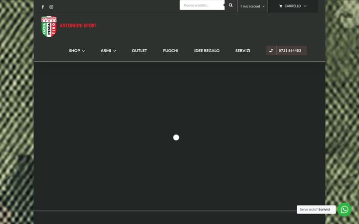 Screenshot of antonionisport.it