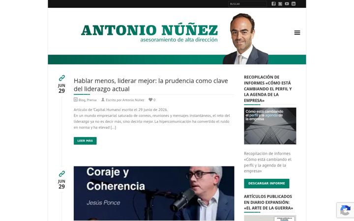 Screenshot of antonionunezmartin.com