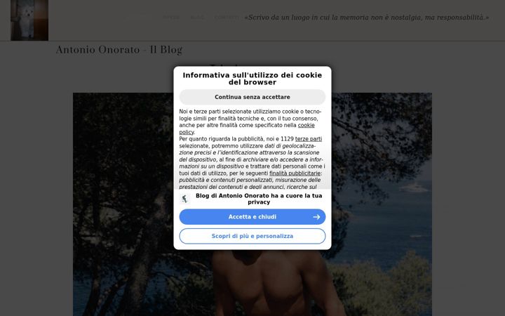 Screenshot of antonioonorato.it