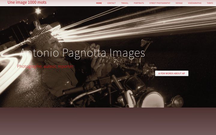 Screenshot of antoniopagnotta.com