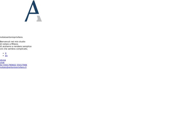 Screenshot of antonioprivitera.it