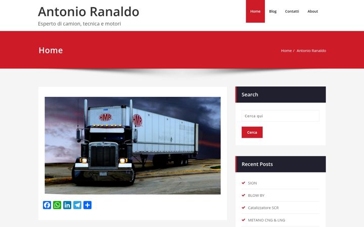 Screenshot van antonioranaldo.it