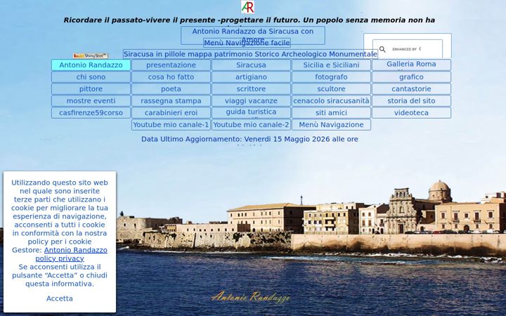 Screenshot of antoniorandazzo.it