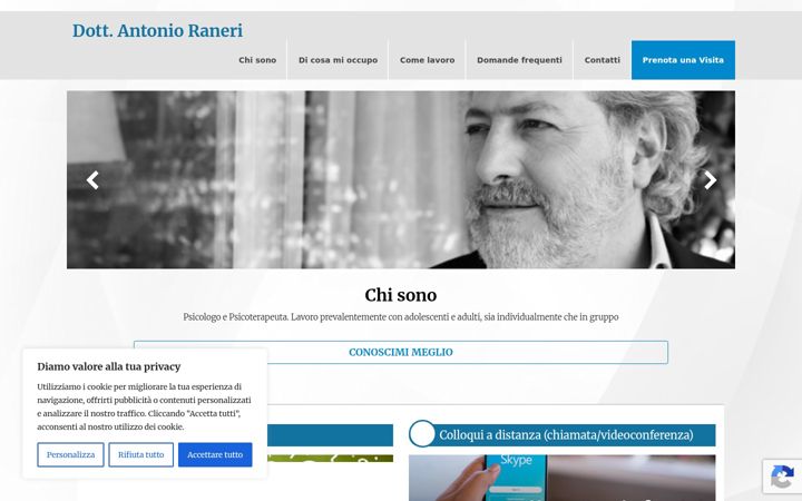 Screenshot of antonioraneri.it