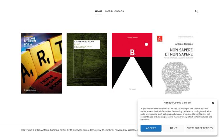 Screenshot of antonioromano.eu