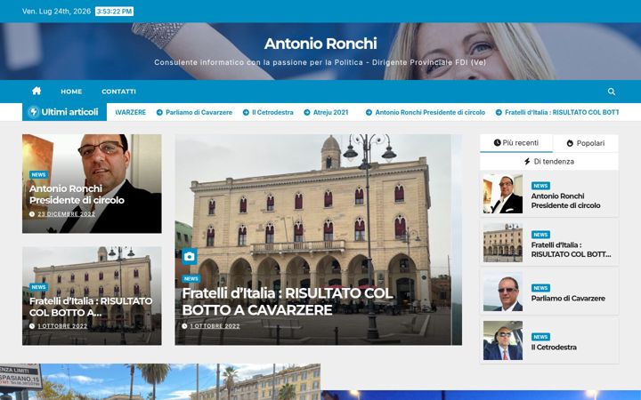 Screenshot van antonioronchi.it