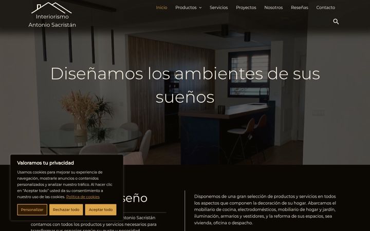 Screenshot of antoniosacristan.com