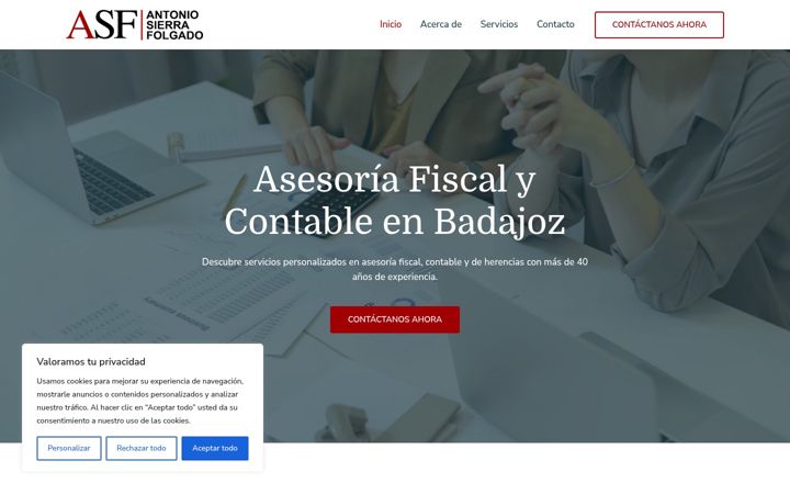 Screenshot of antoniosierraf.com